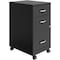 Nusparc 3-Drawer Mobile Organizer Vertical File Cabinet, 14.2" x 18" x 26.7", Black NPRVF318CMBK - alternate 1